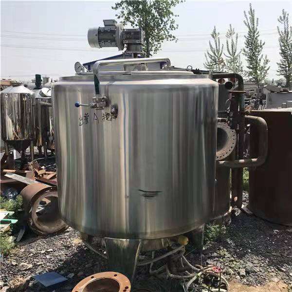 江蘇地區(qū)出售二手不銹鋼儲罐 不銹鋼攪拌罐