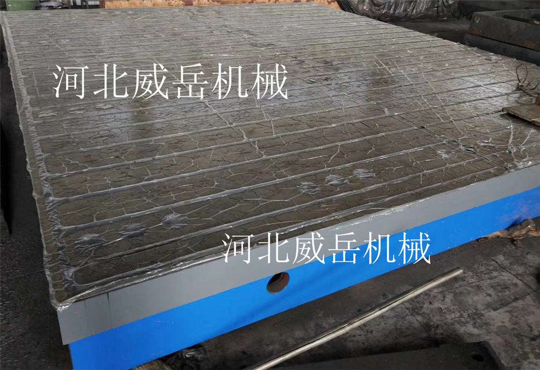 河北T型槽測試平臺整體灌漿 可按需定制鑄鐵平臺承重20T